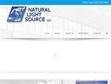 Tablet Screenshot of naturallightsource.com